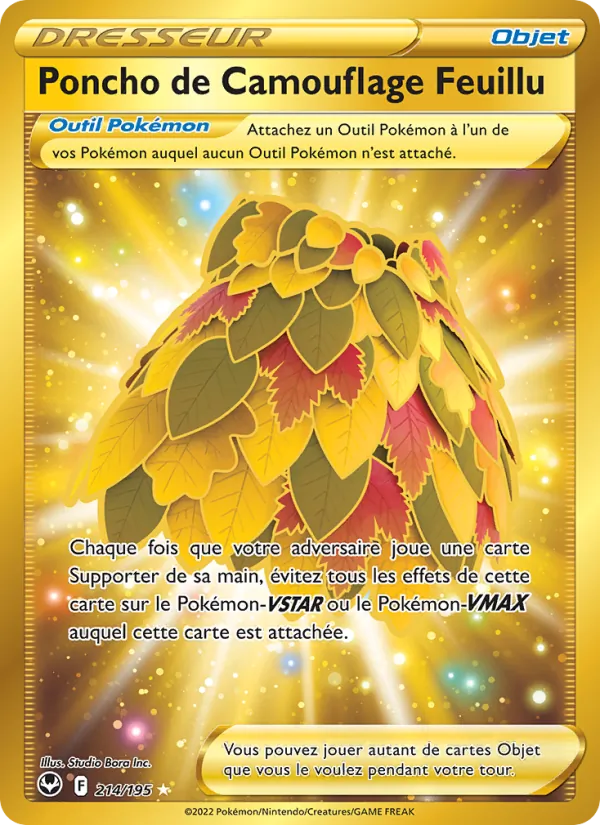 Poncho de Camouflage Feuillu