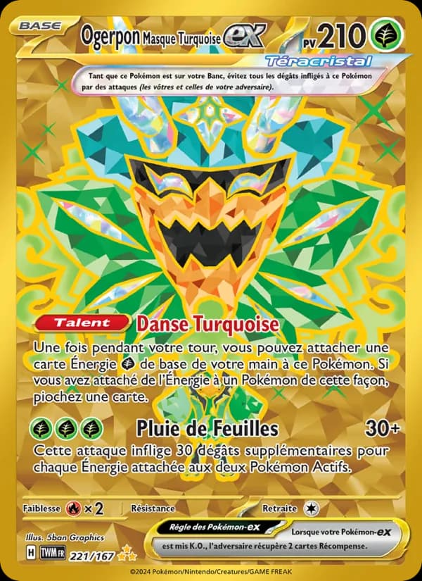 Ogerpon Masque Turquoise-ex