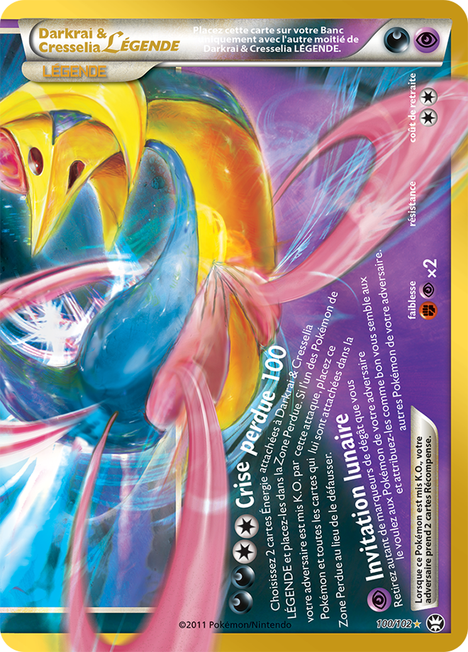 Darkrai & Cresselia LÉGENDE 020